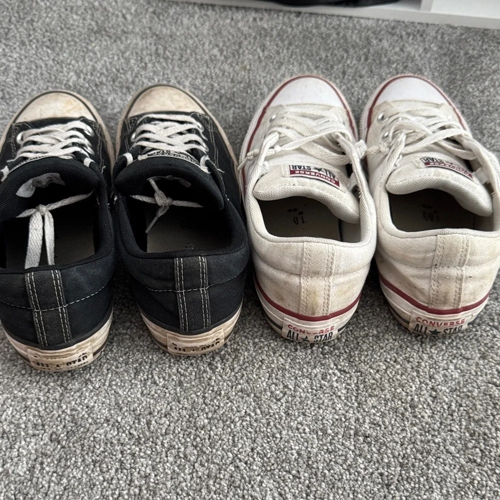 Converse Kids' Black and White Sneakers